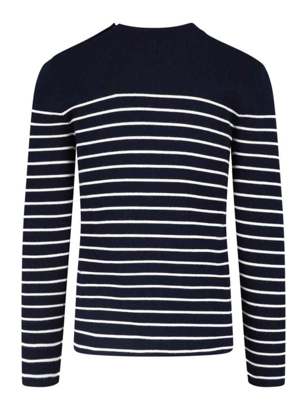 DOLCE & GABBANA: Strickpullover mit Rundhalsausschnitt online - Rundhalspullover - Blau