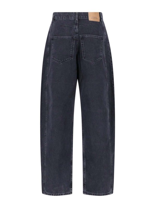 ISABEL MARANT: ストレートジーンズ online - ストレートジーンズ - 黒