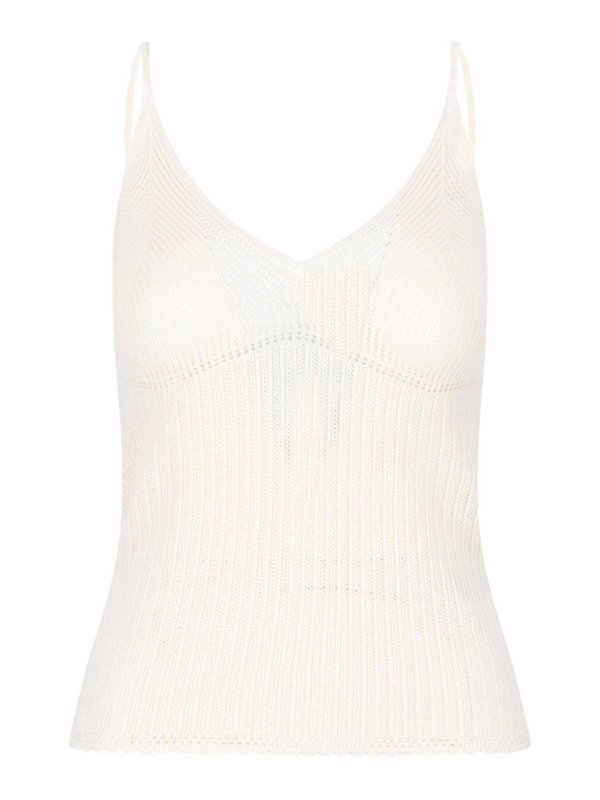ISABEL MARANT: Tops & Débardeurs - Top - Crème
