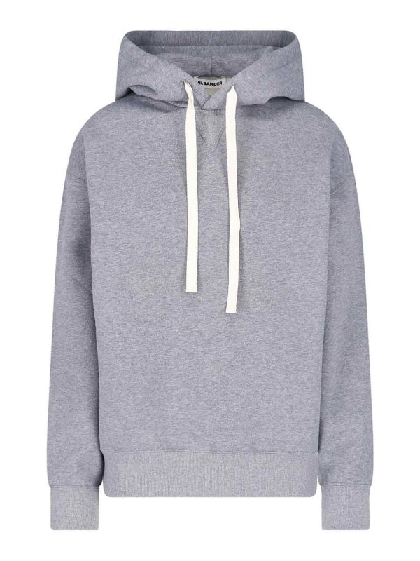 JIL SANDER: Sudaderas y suéteres - Sudadera - Gris