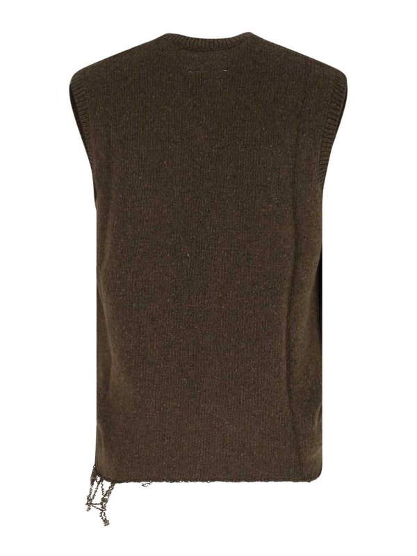 MM6 MAISON MARGIELA: Chalecos  online - Chaleco - Verde