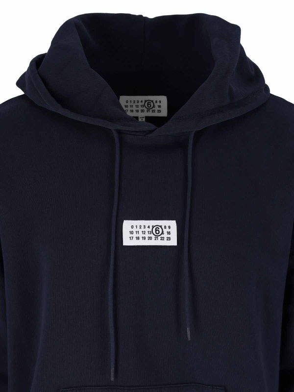 The Best Shops MM6 MAISON MARGIELA: スウェット＆セーター - スウェットシャツ/セーター - ブルー