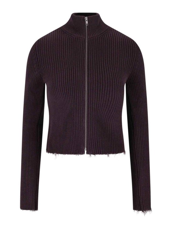 MM6 MAISON MARGIELA: カーディガン - カーディガン - ブラウン