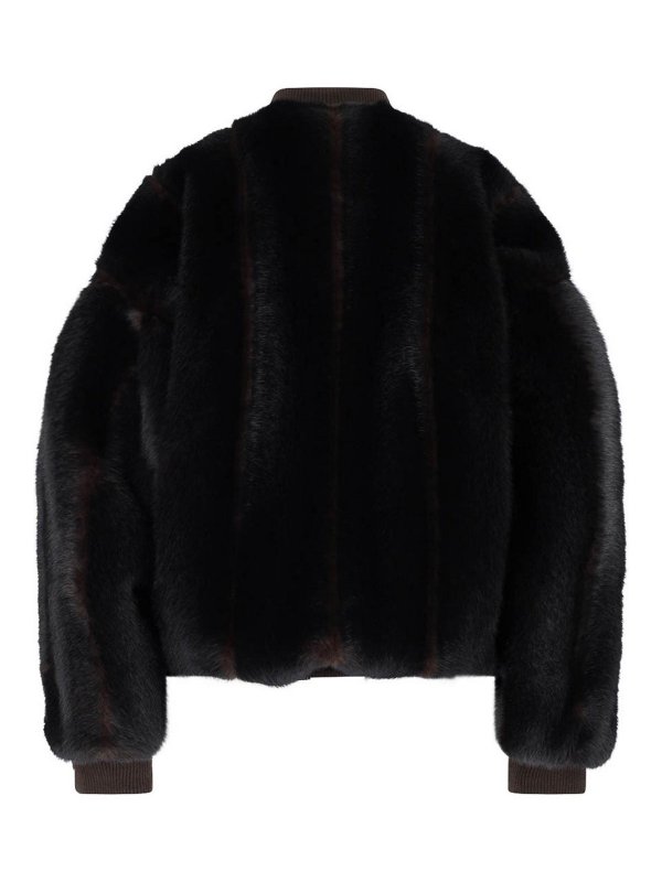 MM6 MAISON MARGIELA: ボンバージャケット online - ボンバージャケット - ブラウン