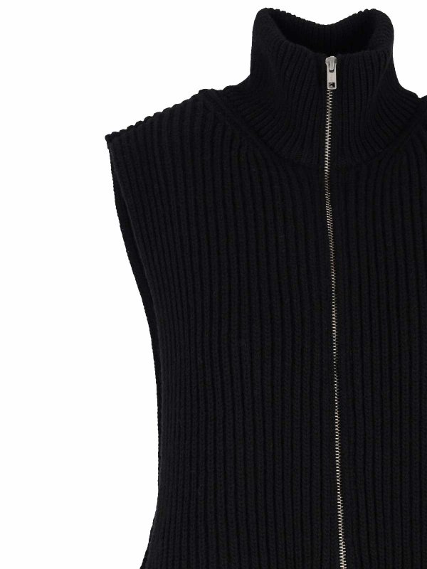The Best Shops MM6 MAISON MARGIELA: Chalecos  - Chaleco - Negro