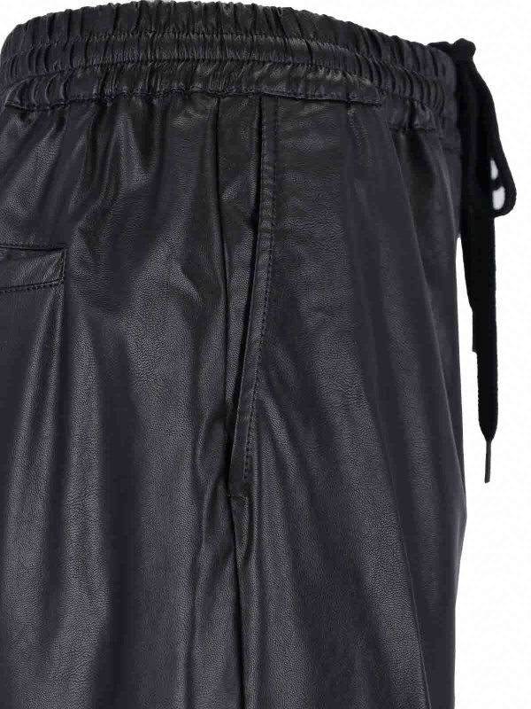 MM6 MAISON MARGIELA buy online レザーパンツ - 黒