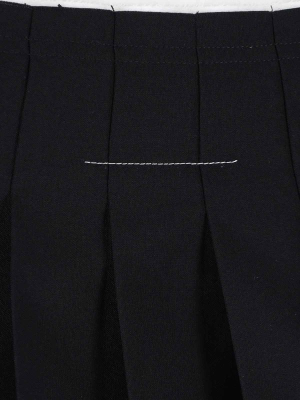 MM6 MAISON MARGIELA buy online 膝丈/ミディスカート - 黒