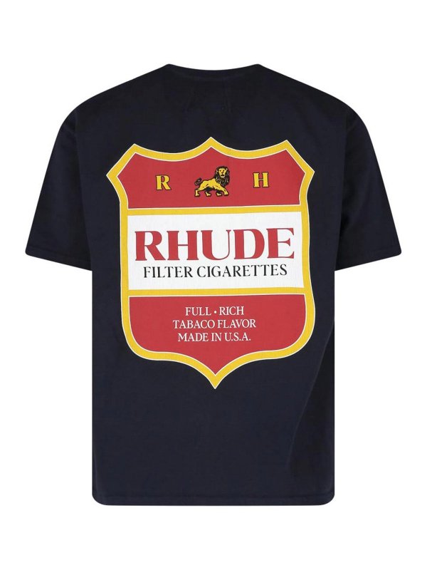 RHUDE: T-shirts online - T-Shirt - Schwarz