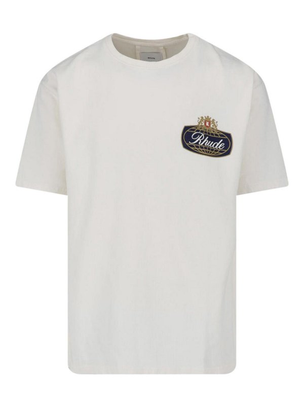 RHUDE: Camisetas - Camiseta - Blanco
