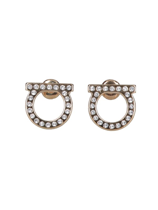 The Best Shops SALVATORE FERRAGAMO: Orecchini - Orecchini con strass