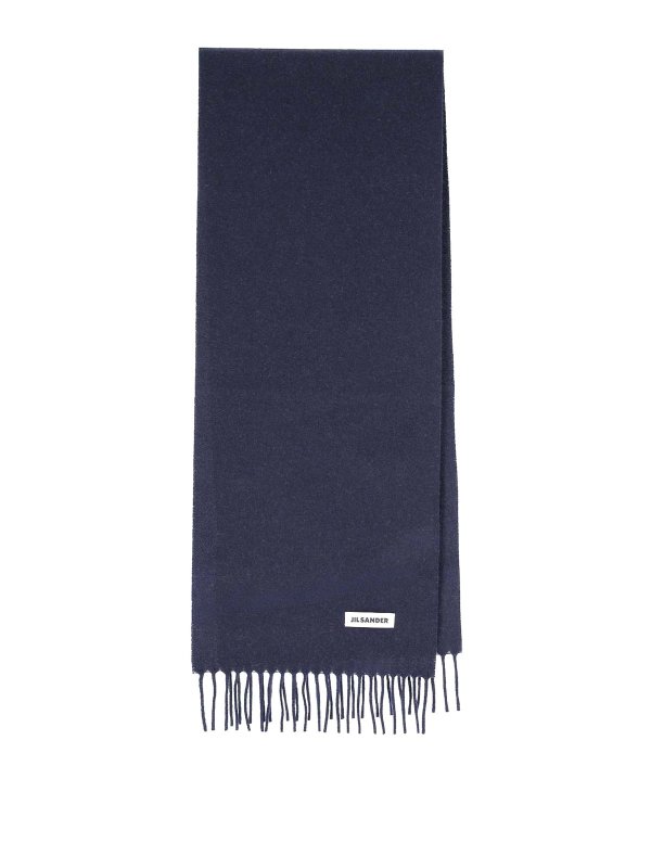 JIL SANDER: Bufandas y pañuelos - Bufanda - Azul