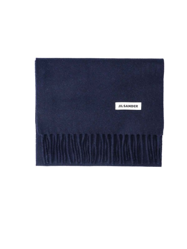 JIL SANDER: Bufandas y pañuelos online - Bufanda - Azul