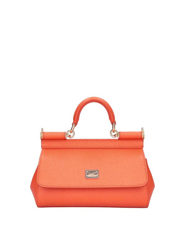 DOLCE & GABBANA: Handtaschen - Shopper - Orange