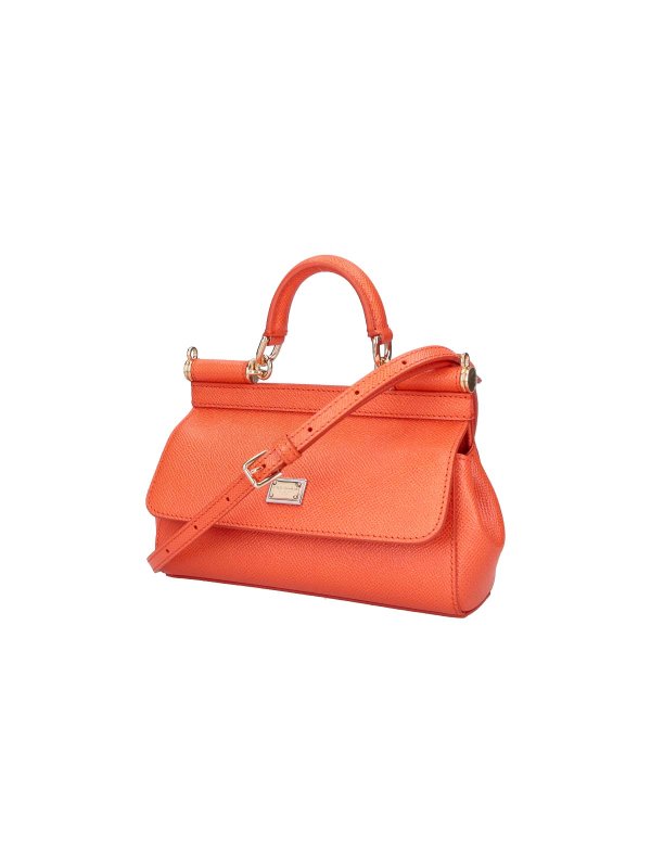 DOLCE & GABBANA: Handtaschen online - Shopper - Orange