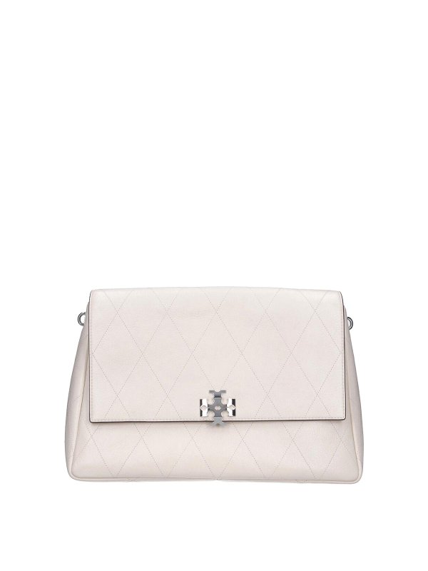 TORY BURCH: Schultertaschen - Schultertasche - Creme