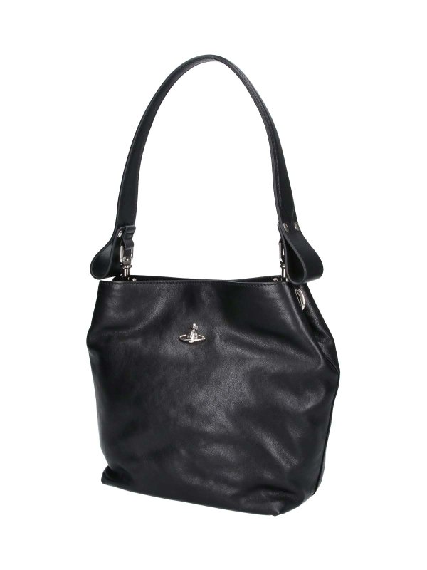 VIVIENNE WESTWOOD: Schultertaschen online - Schultertasche - Schwarz