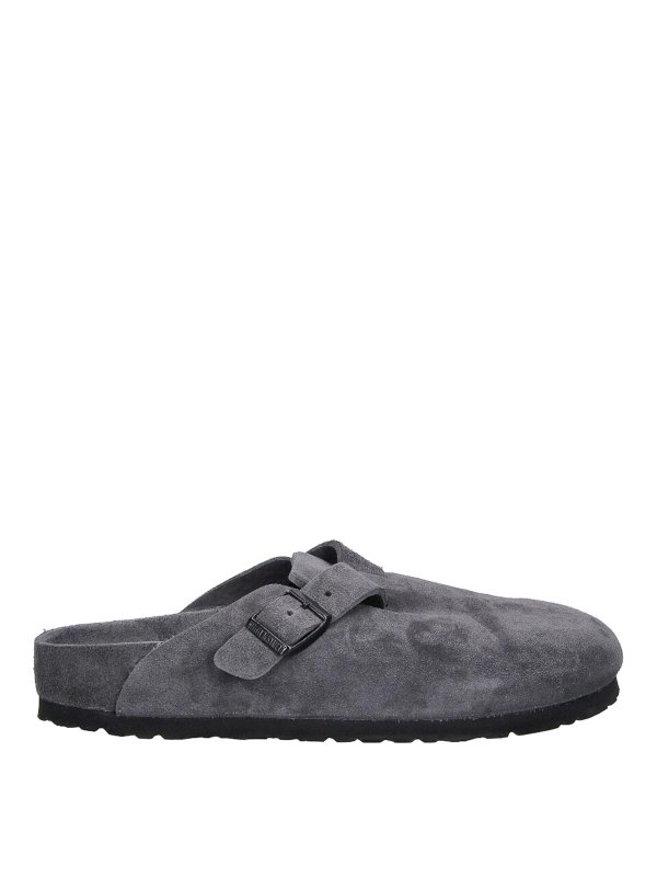 BIRKENSTOCK: Zapatos chinelas - Chinelas - Gris