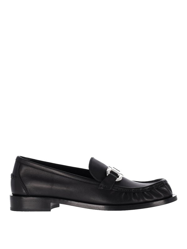 SALVATORE FERRAGAMO: ロファー＆スリッパ - ローファー - 黒