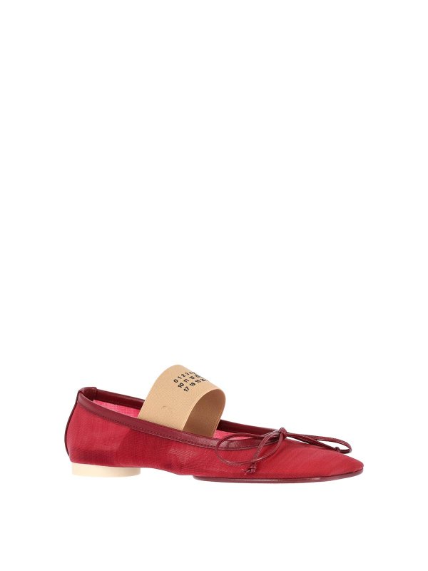 MM6 MAISON MARGIELA: フラットシューズ online - フラットシューズ - 赤