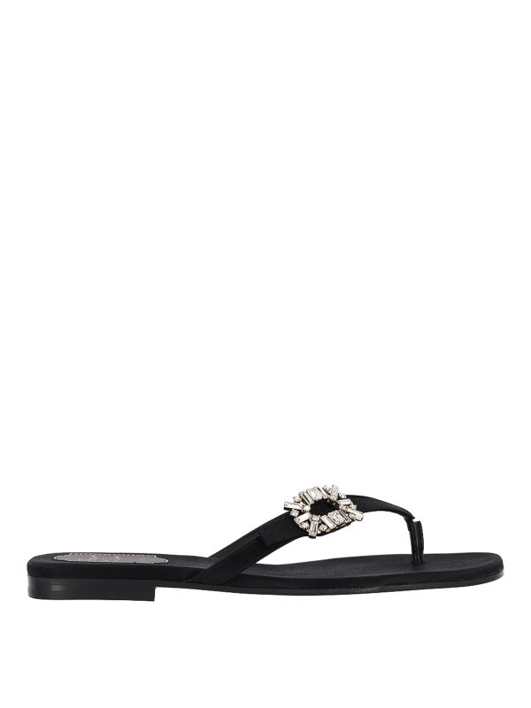 ROGER VIVIER: サンダル - サンダル - 黒
