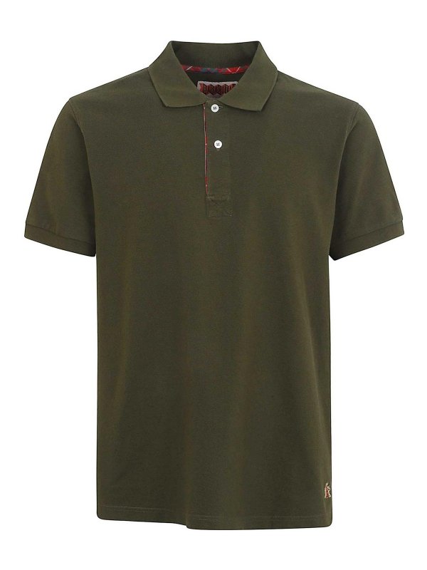 BARACUTA: polo - Tartan placket polo
