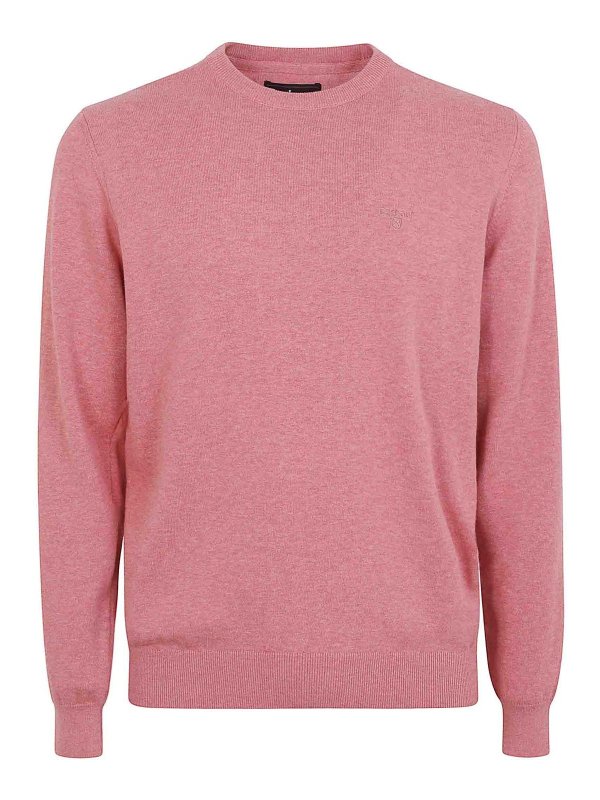 BARBOUR: crew necks - Pima cotton crew