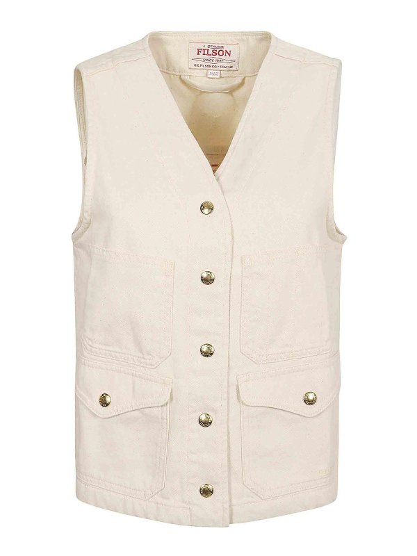 FILSON: Westen - Weste - Beige