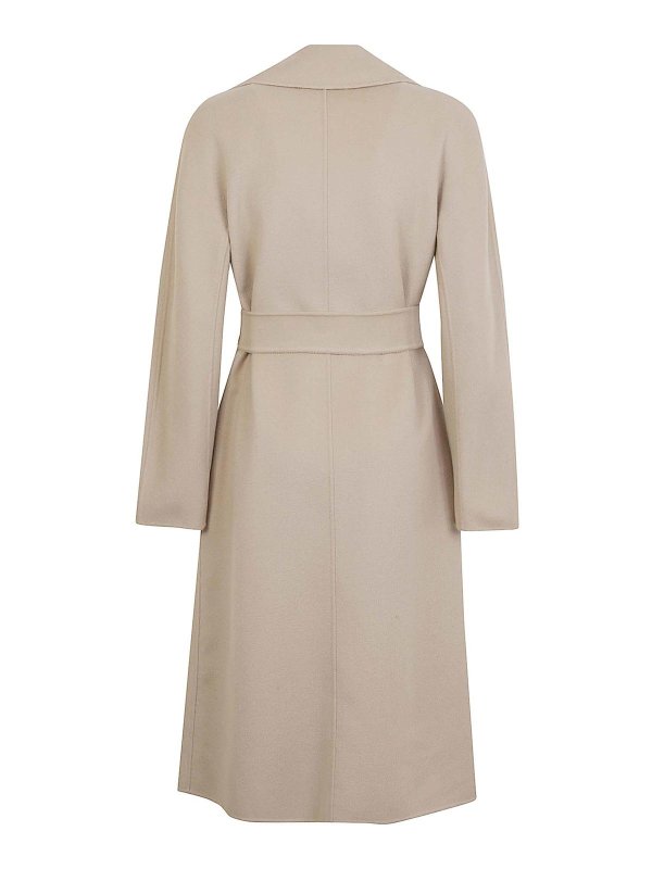 Max Mara: Knielange Mäntel online - Knielanger Mantel - Hellbeige