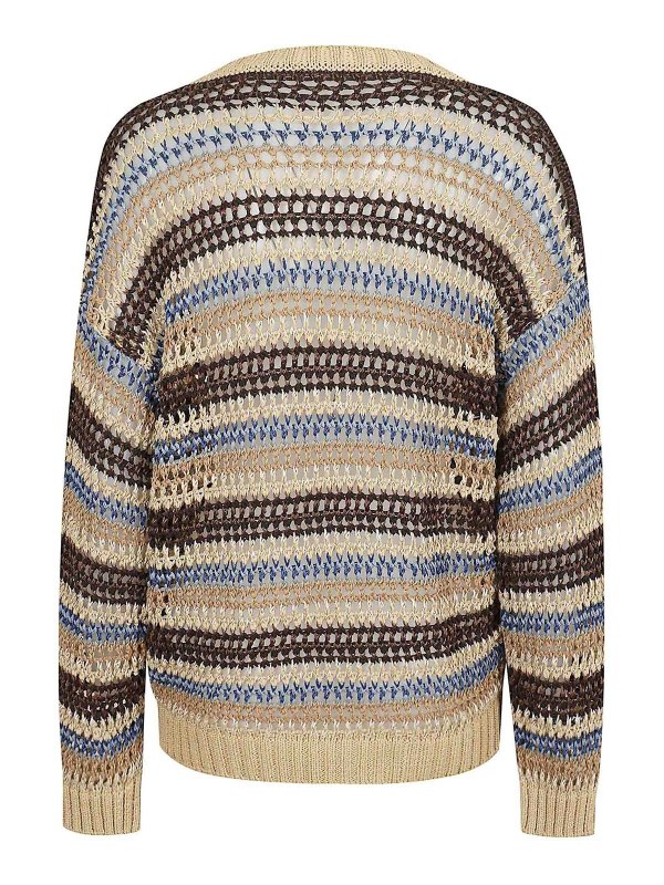 WEEKEND MAX MARA: Strickpullover mit Rundhalsausschnitt online - Rundhalspullover - Bunt