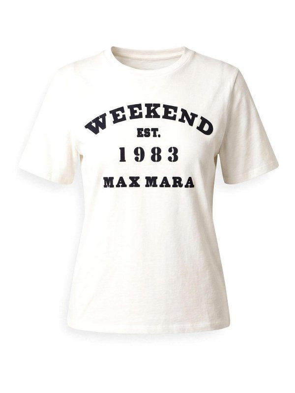 WEEKEND MAX MARA: Tシャツ - Tシャツ - 白
