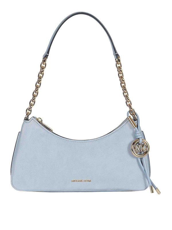 MICHAEL KORS: Clutch - Pochette - Bleu Clair