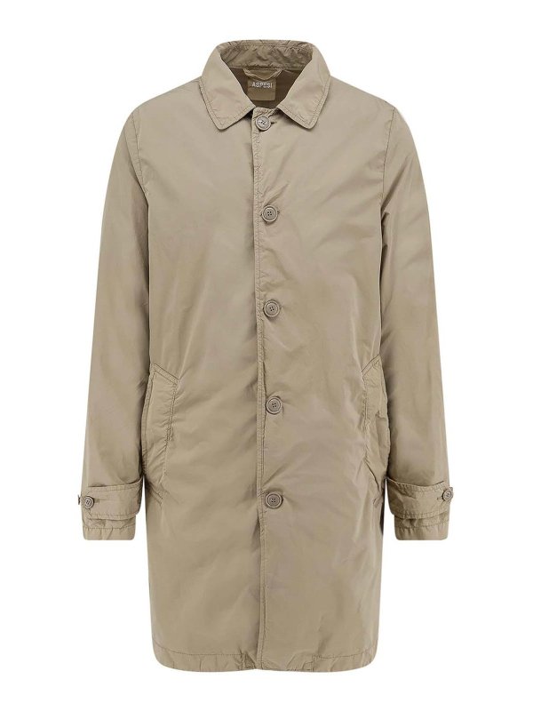 ASPESI: trench coats - Lemon raincoat