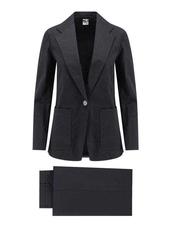 ASPESI: knee length dresses - Stretch cotton suit