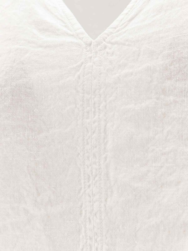 The Best Shops ASPESI: Tops & Tank tops - Oversized top in lived linen