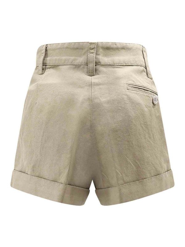 ASPESI: pantaloni shorts online - Shorts in cotone e lino