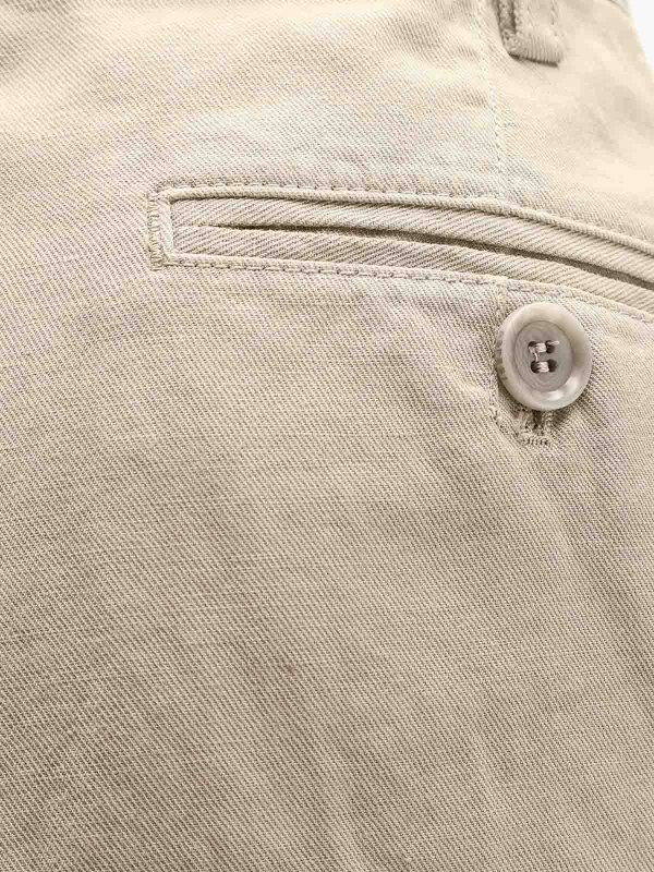 The Best Shops ASPESI: pantaloni shorts - Shorts in cotone e lino