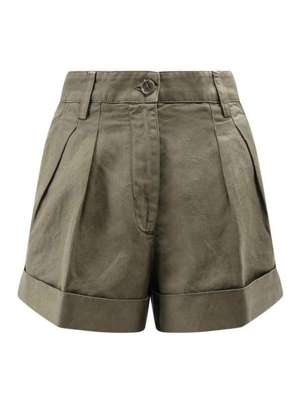 ASPESI: Hosen Shorts - Shorts - Dunkelgrün