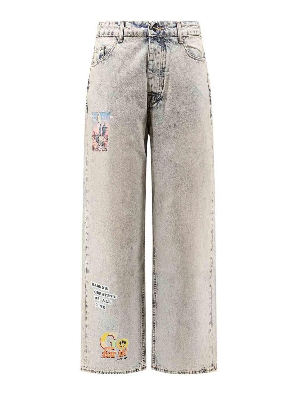 BARROW: jeans dritti, a sigaretta - Jeans in cotone