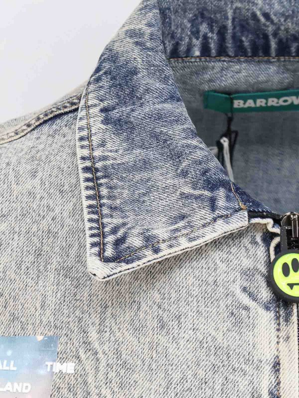 The Best Shops BARROW: blazers - Denim jacket with front print