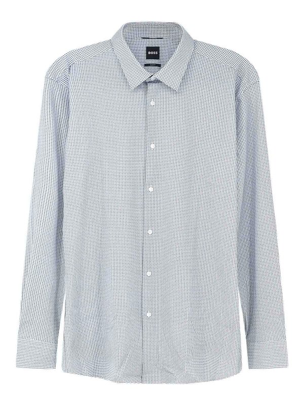 Hugo Boss: シャツ - シャツ - ブルー