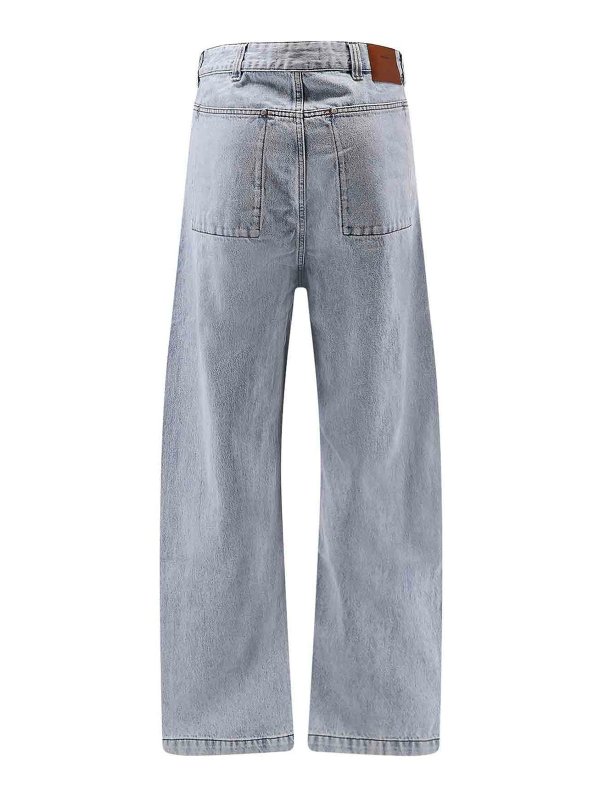 ENTIRE STUDIOS: jeans dritti, a sigaretta online - Jeans gem in cotone