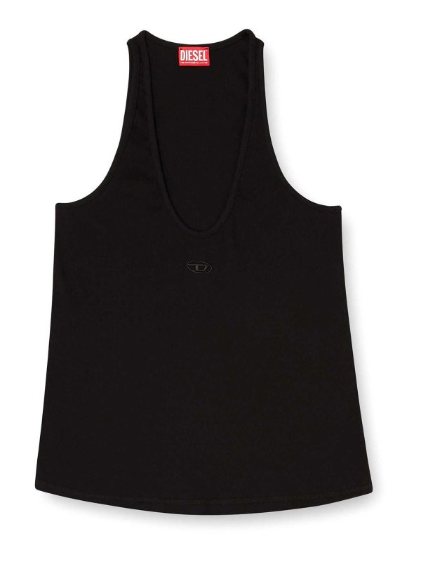 DIESEL: Tops & Débardeurs - Top - Noir