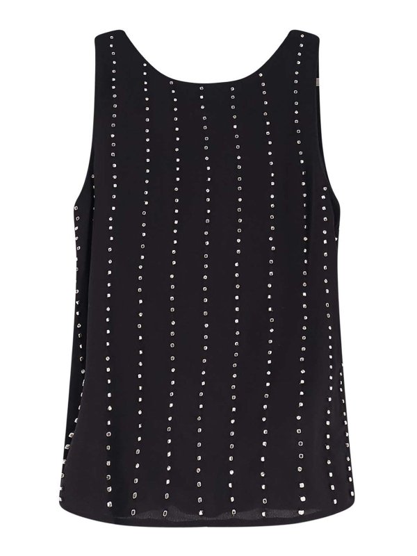 Pinko: Tops y camisetas sin mangas online - Top - Negro