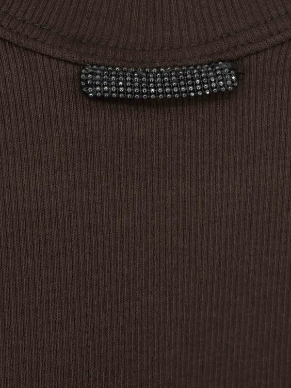 The Best Shops BRUNELLO CUCINELLI: トップス＆タンクトップ - トップ/タンクトップ - ダークブラウン