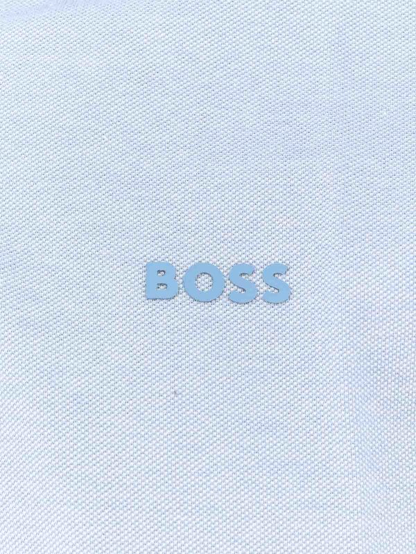 The Best Shops Hugo Boss: ポロシャツ - ポロシャツ - ライトブルー