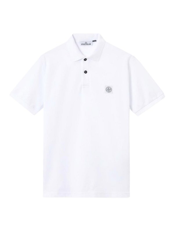STONE ISLAND: Polos - Polo - Blanco
