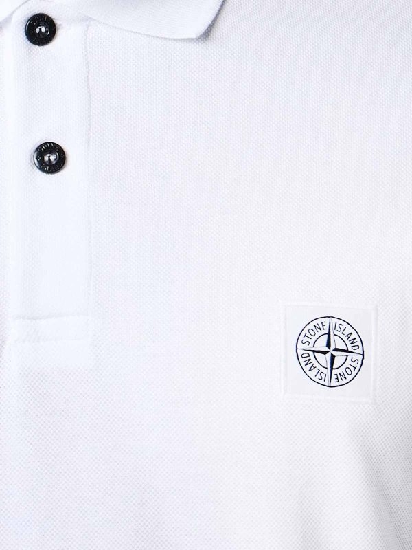 The Best Shops STONE ISLAND: Polos - Polo - Blanco