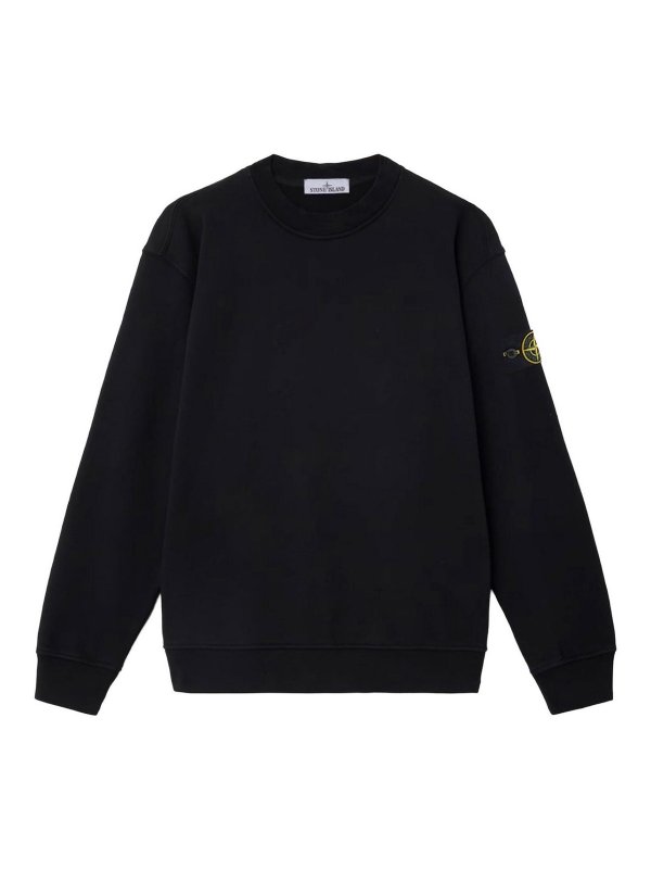 STONE ISLAND: スウェット＆セーター - スウェットシャツ/セーター - 黒