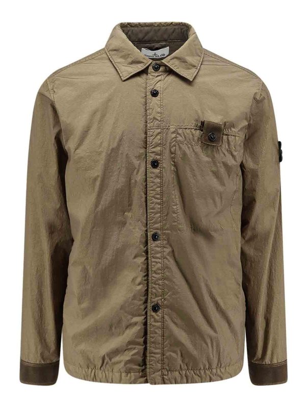 STONE ISLAND: カジュアルジャケット - カジュアルジャケット - 緑