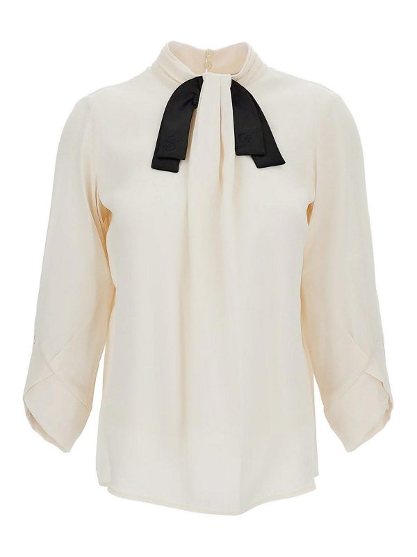 ELISABETTA FRANCHI: シャツ - シャツ - クリーム